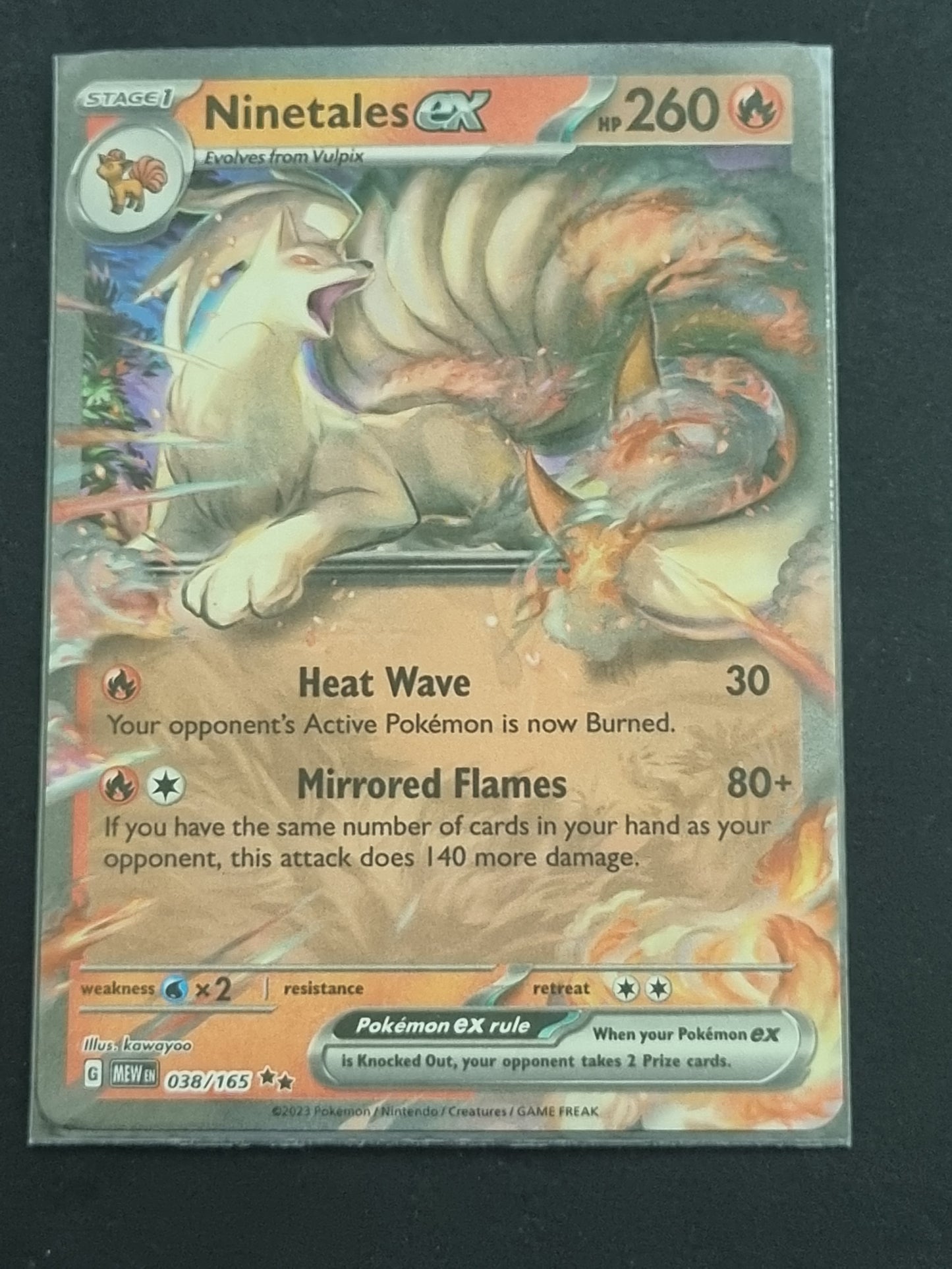 Pokemon 151 Ninetales EX