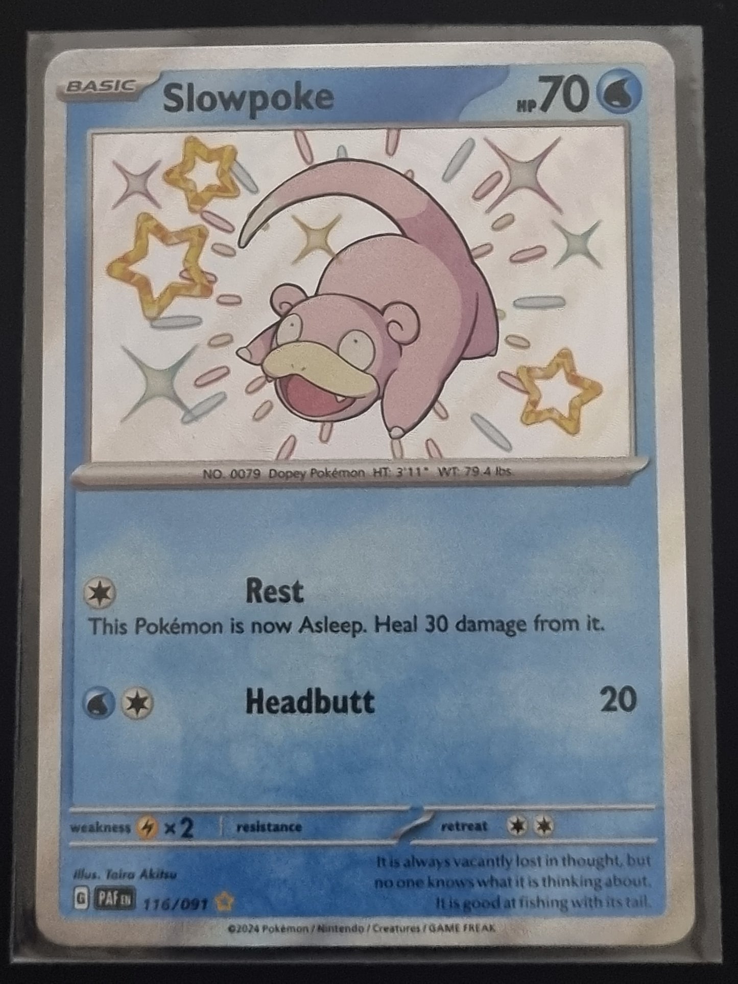 Paldean Fates Slowpoke 116/091