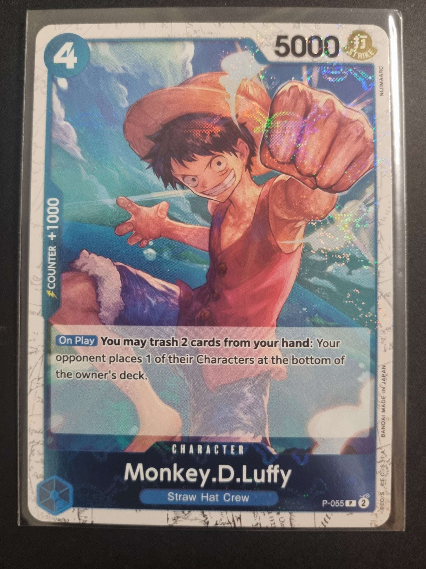 PRB-01 Monkey.D.Luffy P-055