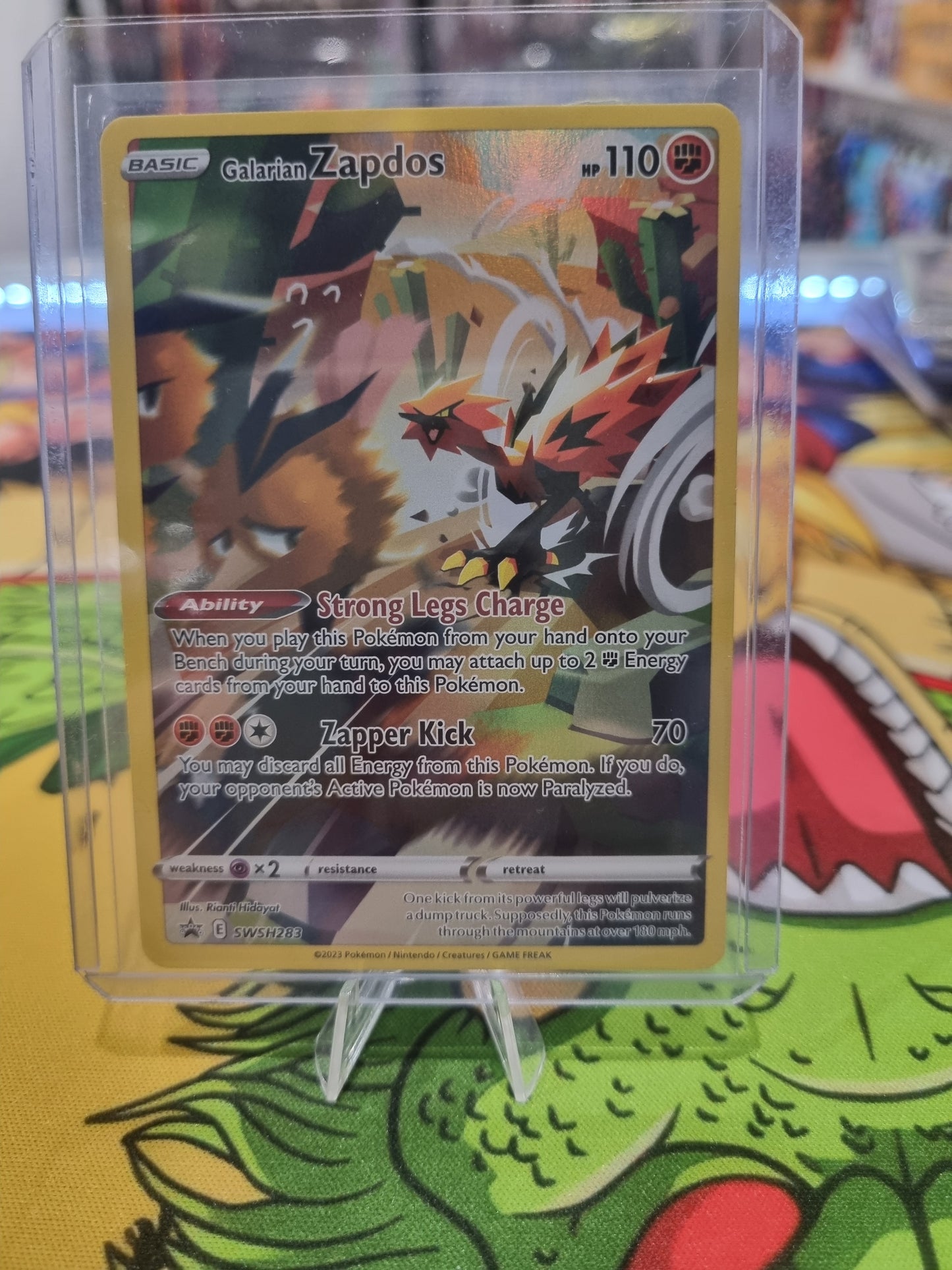 Galarian Zapdos SWSH Black Star Promo #283