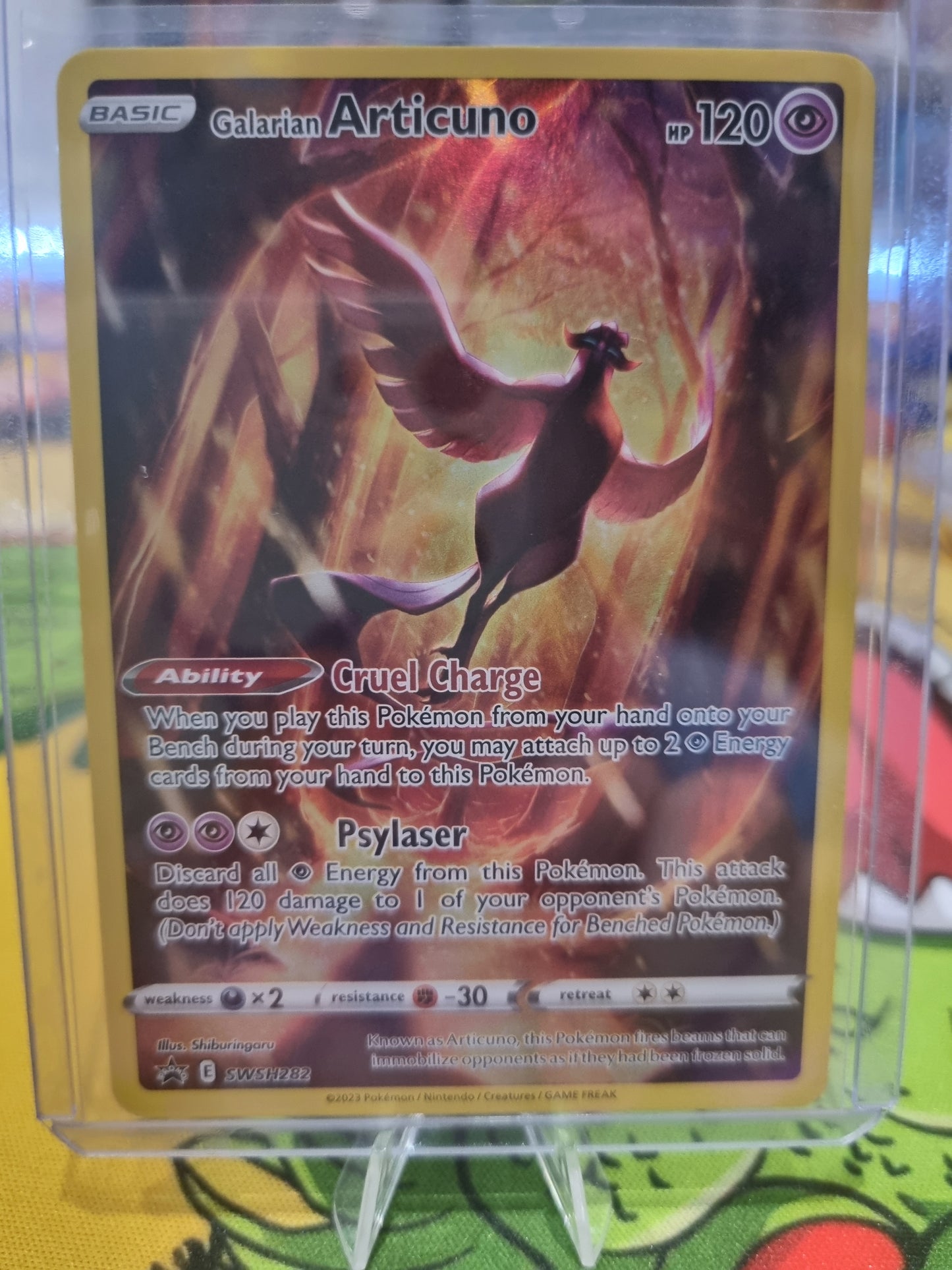 Galarian Articuno SWSH Black Star Promo #282