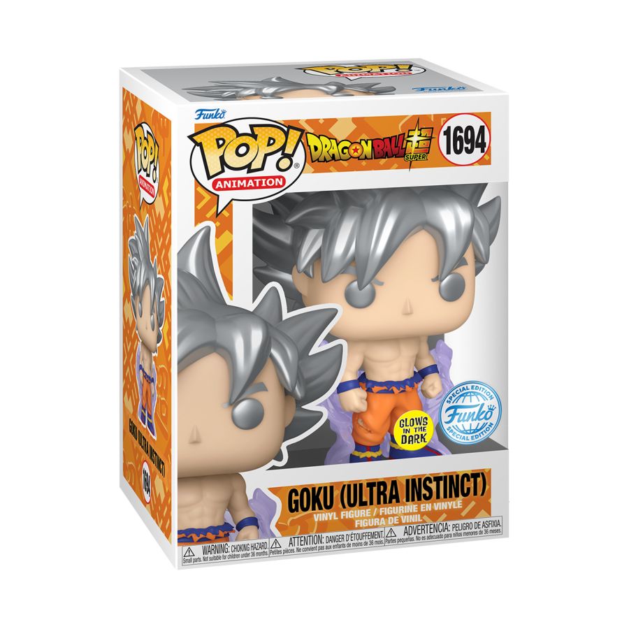 Dragon Ball Super - Goku Ultra Instinct Glow U.S Exclusive