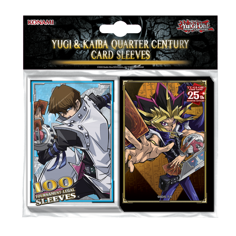 Yugi & Kaiba 25th Anniversary Card Sleeves