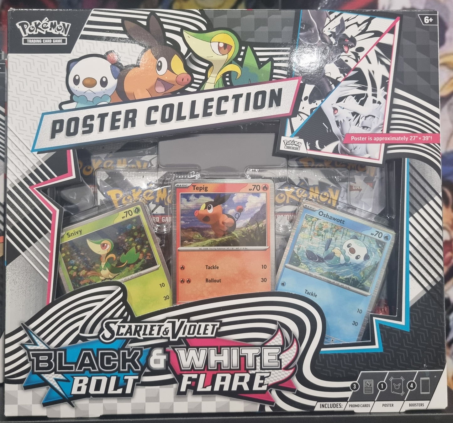 Black Bolt & White Flare Poster Collection