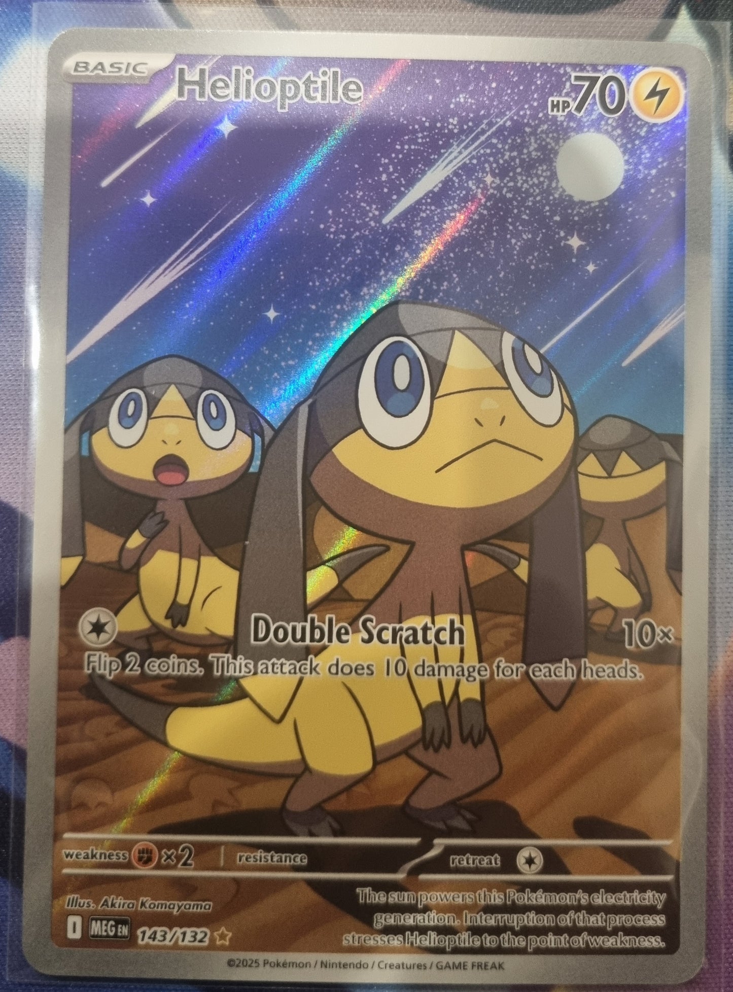 Mega Evolutions Helioptile 143/132