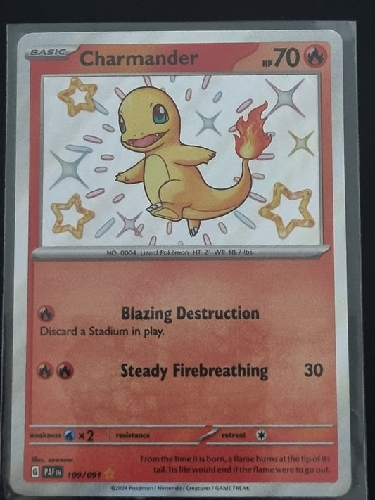 Paldean Fates Charmander 109/091