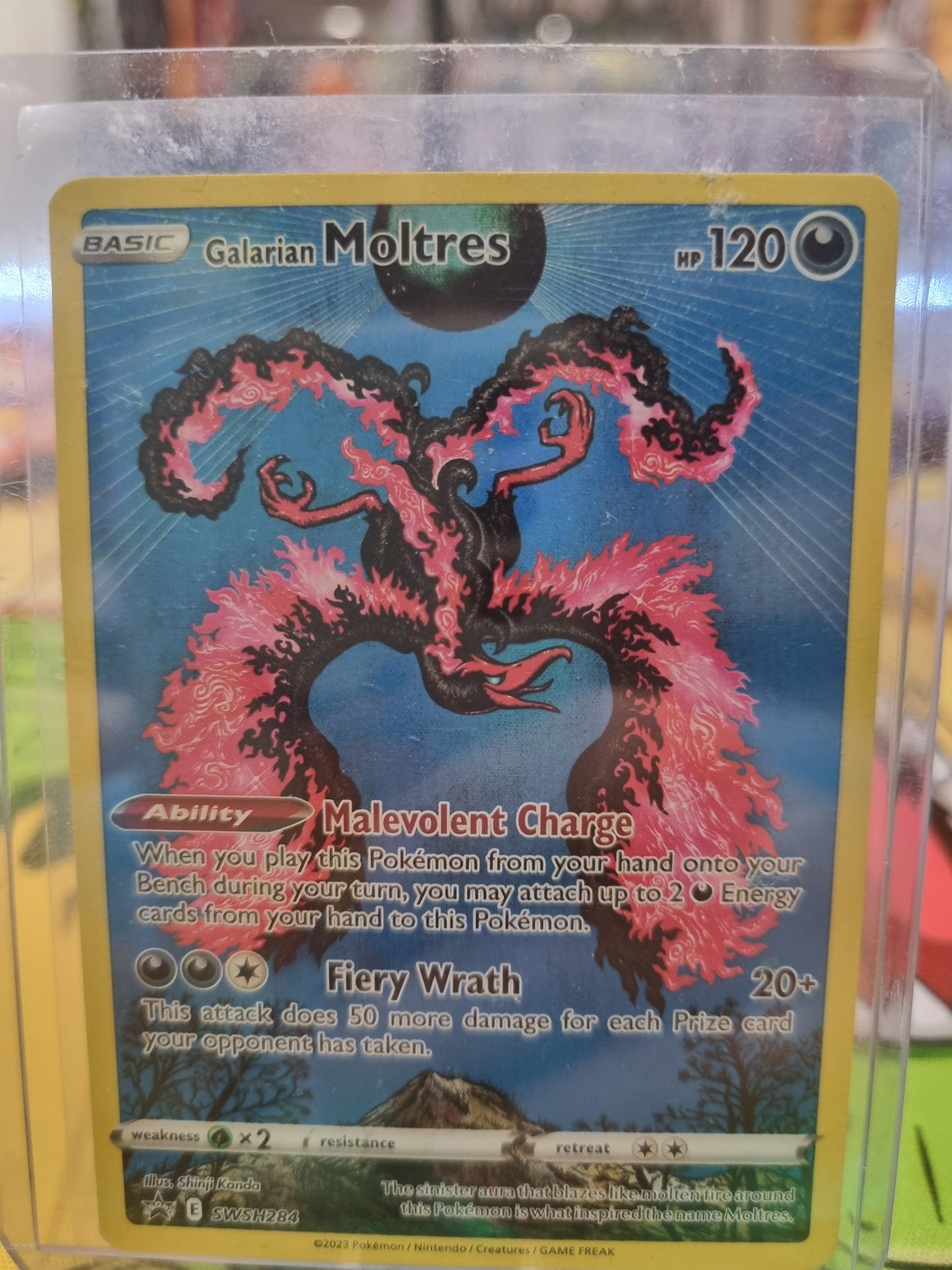 Galarian Moltrese SWSH Black Star Promo #284