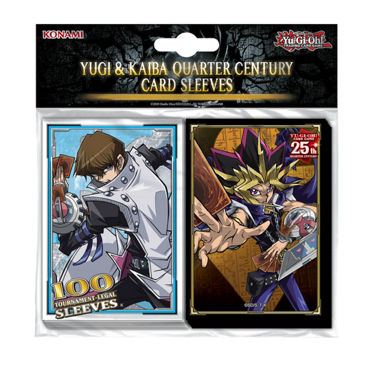 Yugi & Kaiba 25th Anniversary Card Sleeves