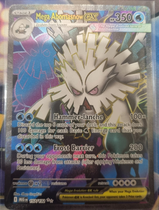 Mega Evolutions Mega Abomasnow EX 157/132